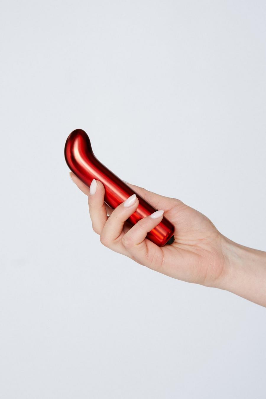 Red Sleek Angled G-Spot Bullet Vibrator Sex Toy