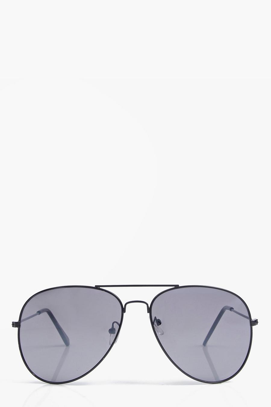 Gafas de sol de aviador moda, Negro image number 1