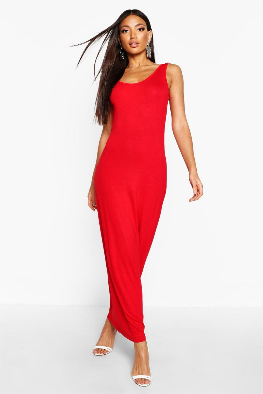 Red Maxi Dress image number 1