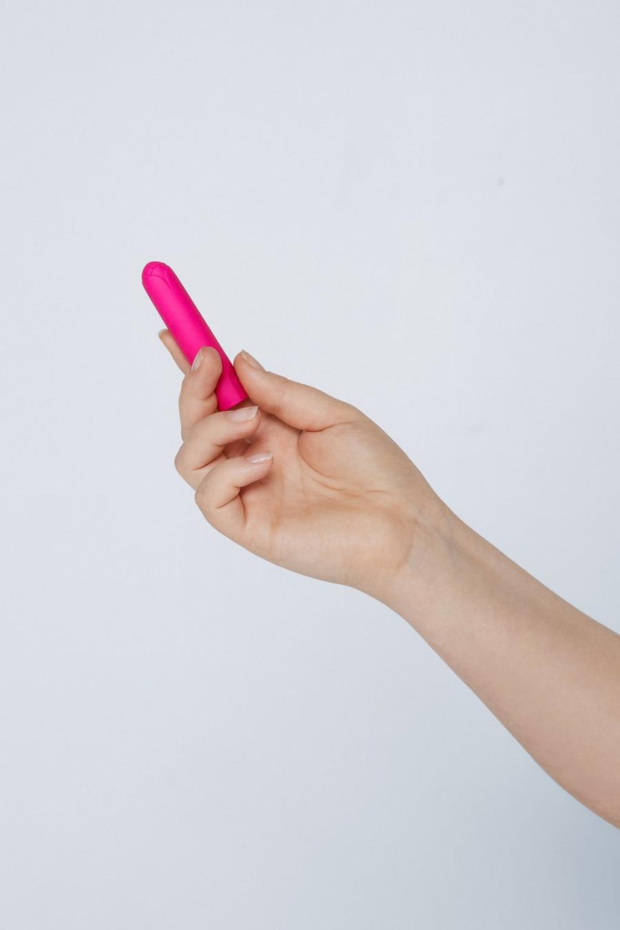 Pink 10 Function Rechargeable Rose Bullet Vibrator Sex Toy