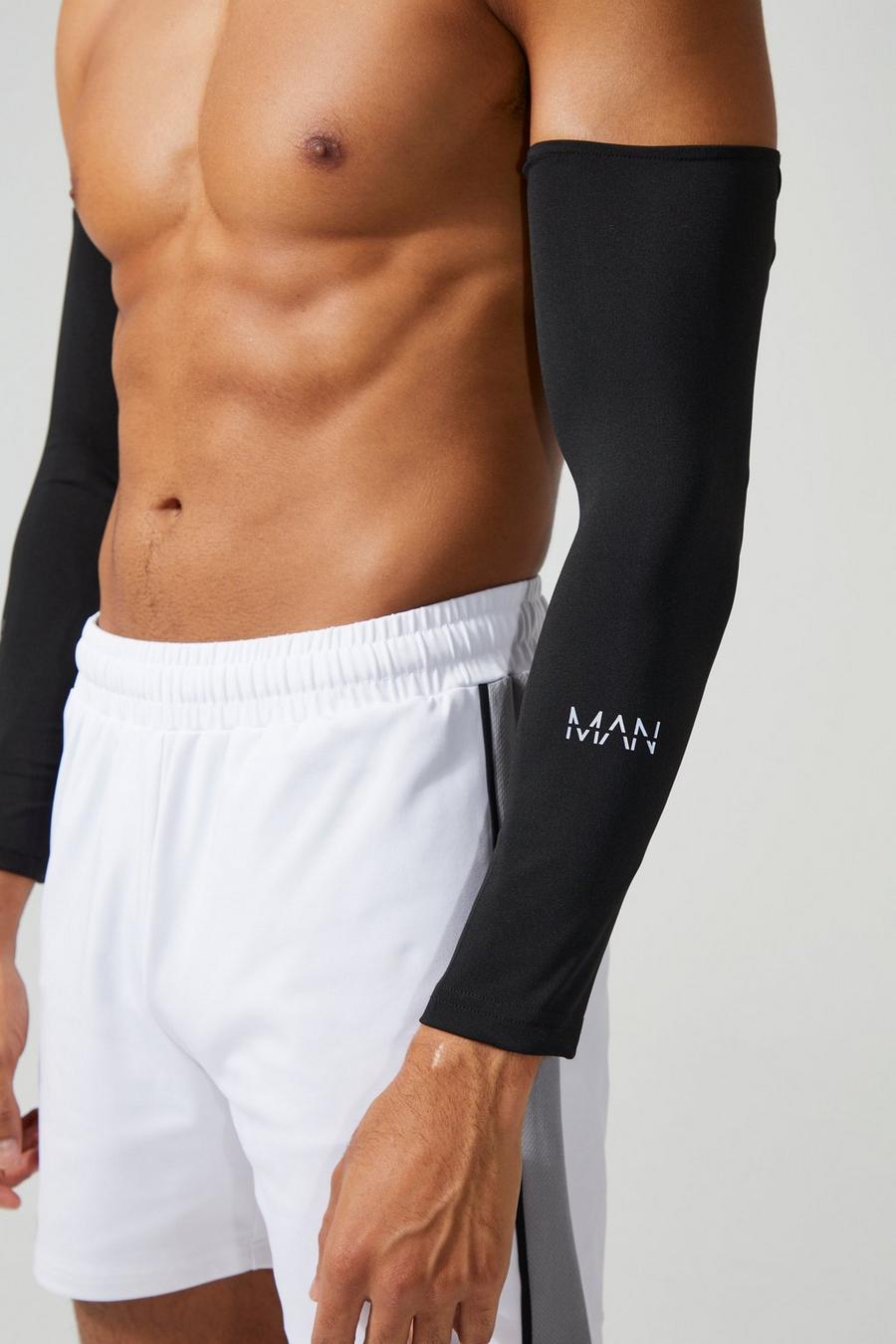 Lot de 2 manches de compression - MAN Active, Black