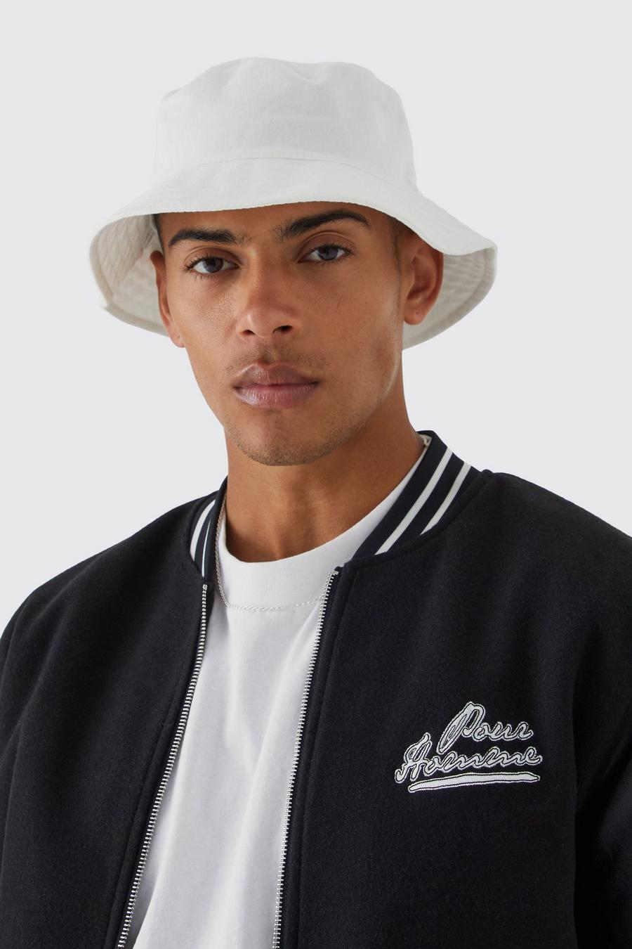 White Essential Bucket Hat