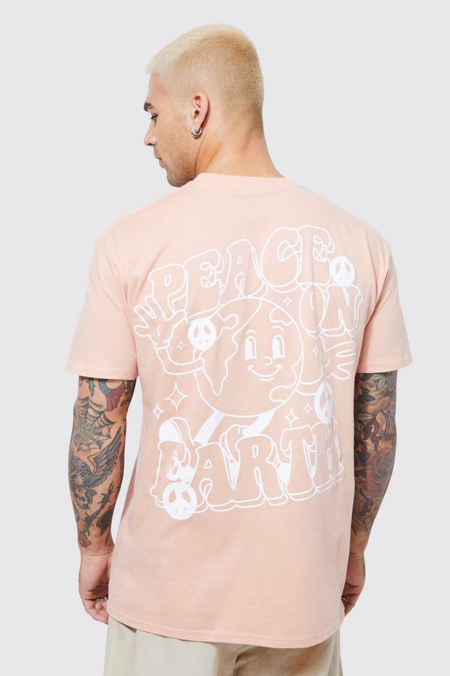 Mink Peace On Earth T-Shirt Met Print