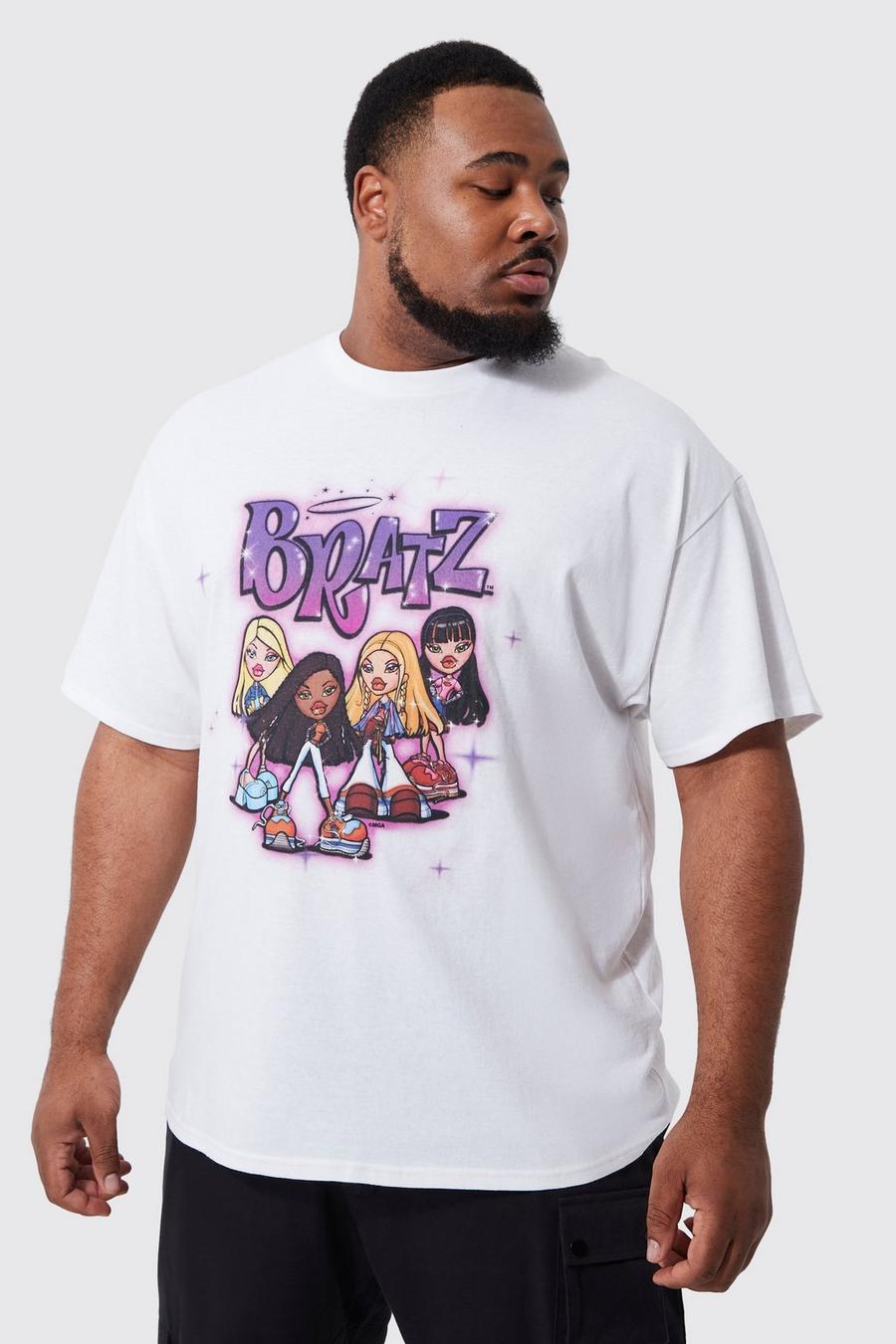 Grande taille - T-shirt à imprimé Bratz, White