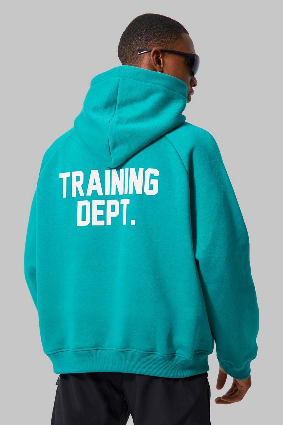 Green Man Active Training Dept Boxy Hoodie  image number 1