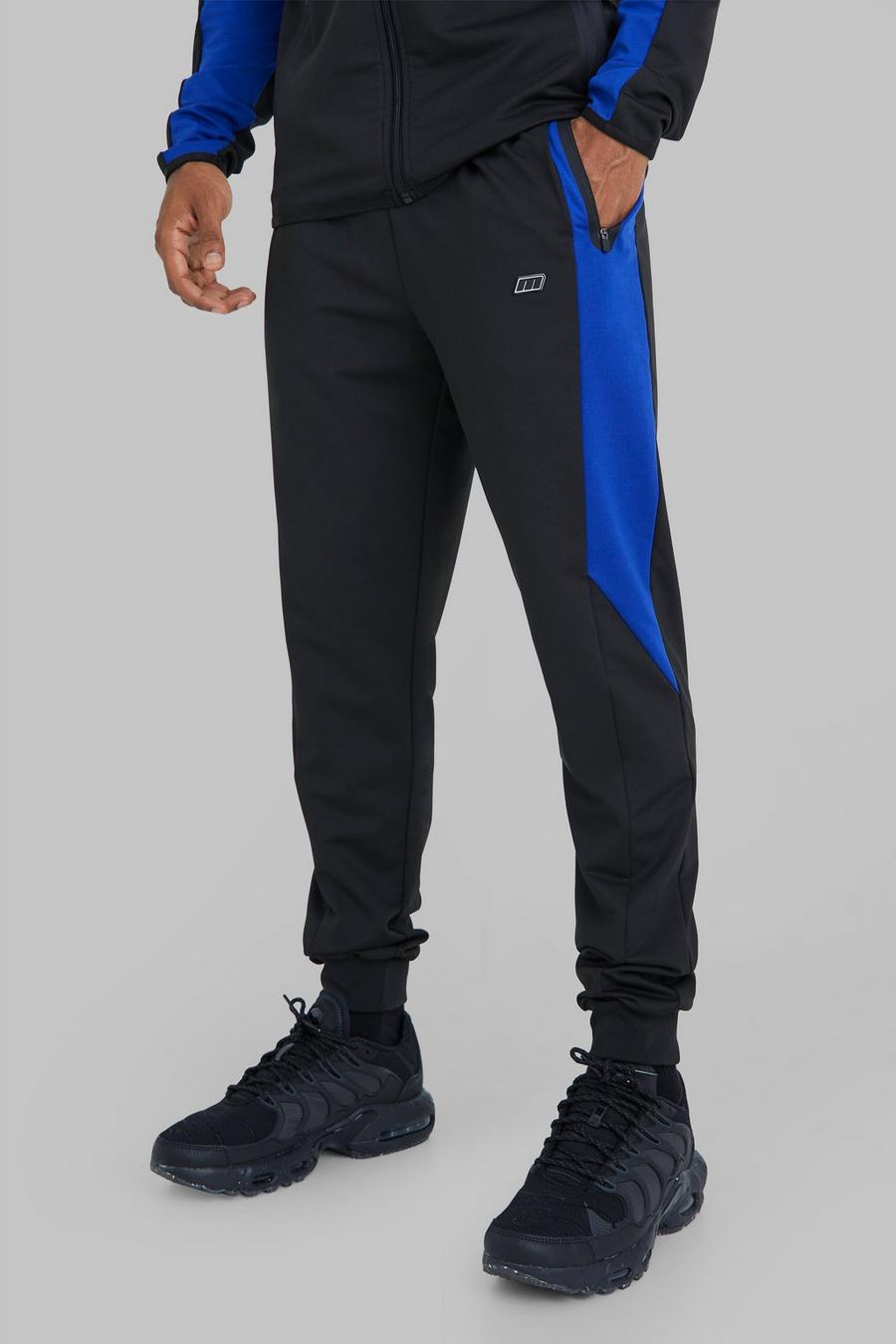 Navy Man Active Panelled Joggers