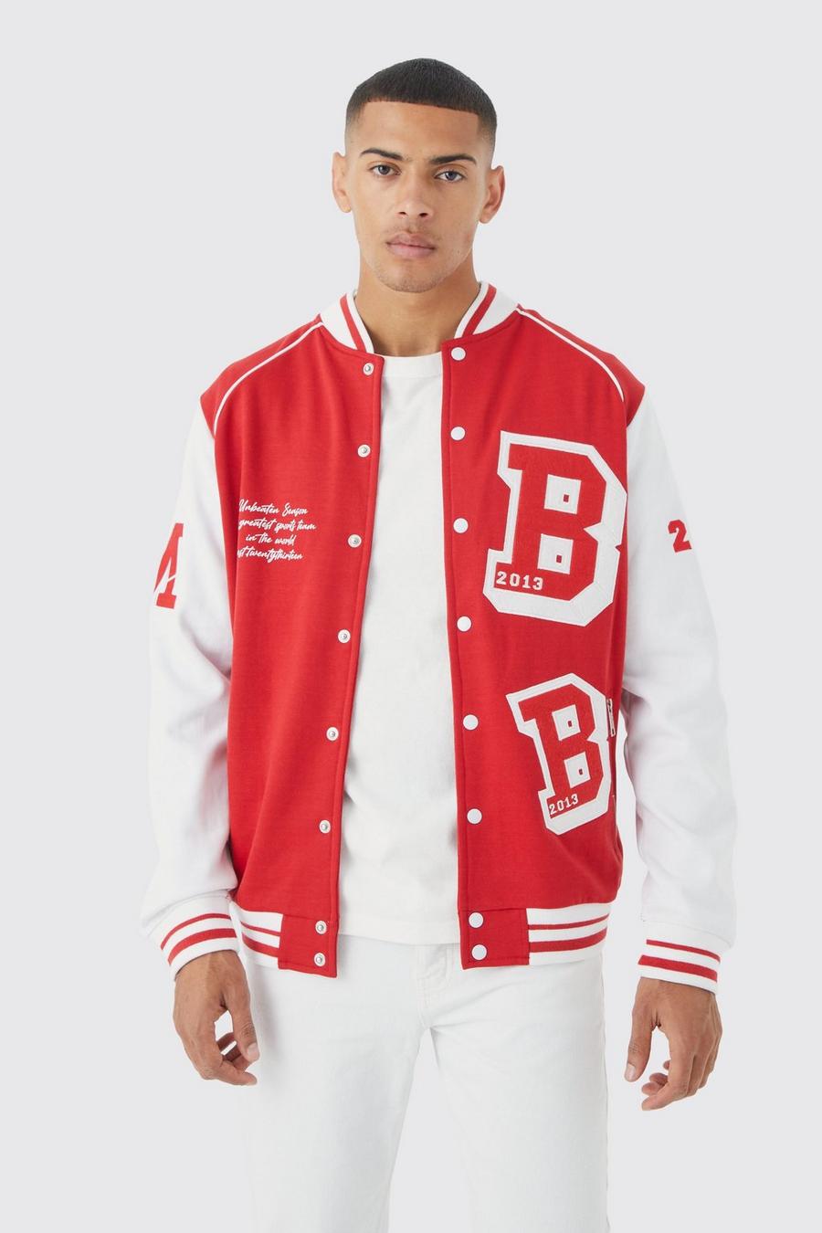 Jersey-Bomberjacke, Red image number 1