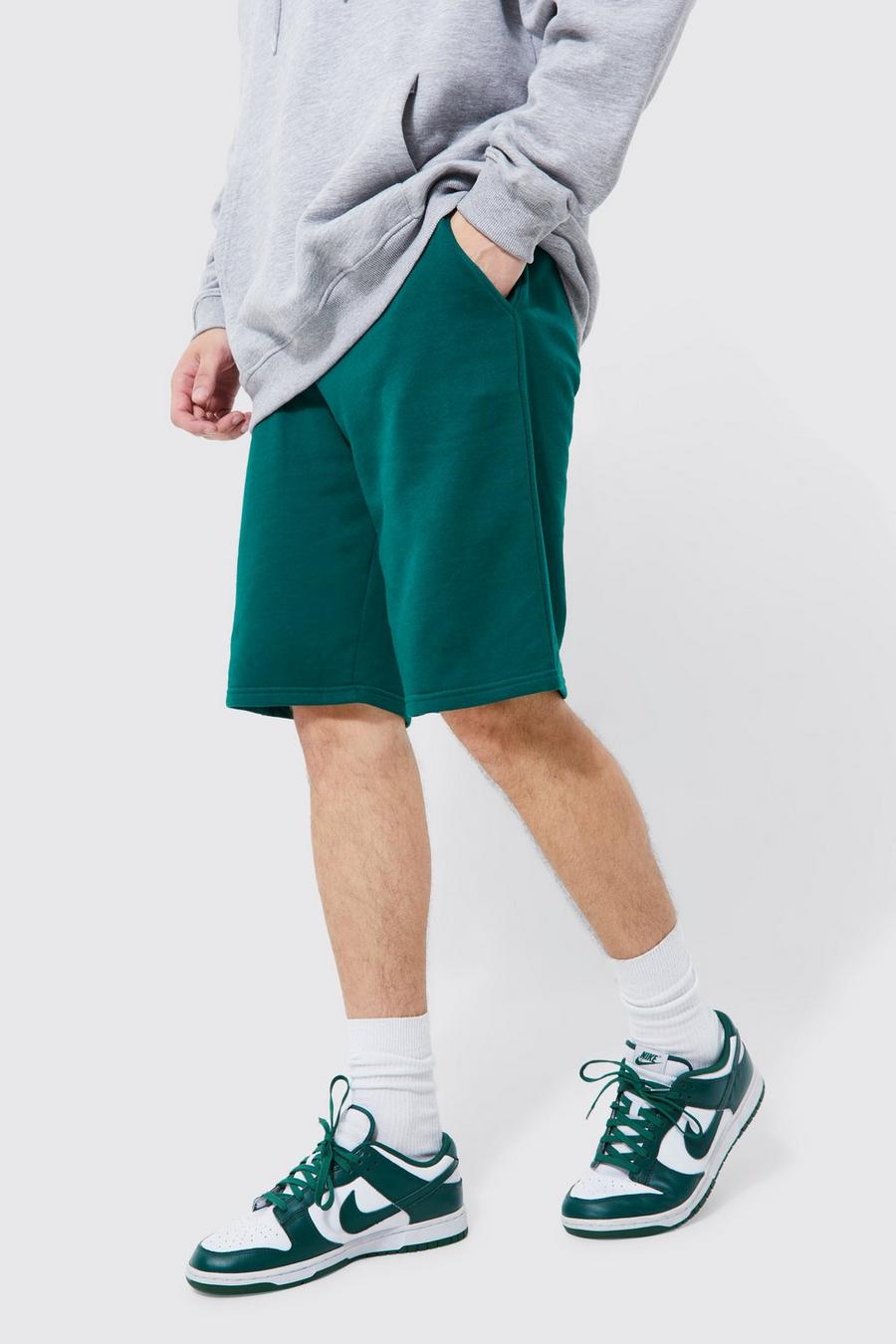 Green Tall Basic Shorts med ledig passform image number 1