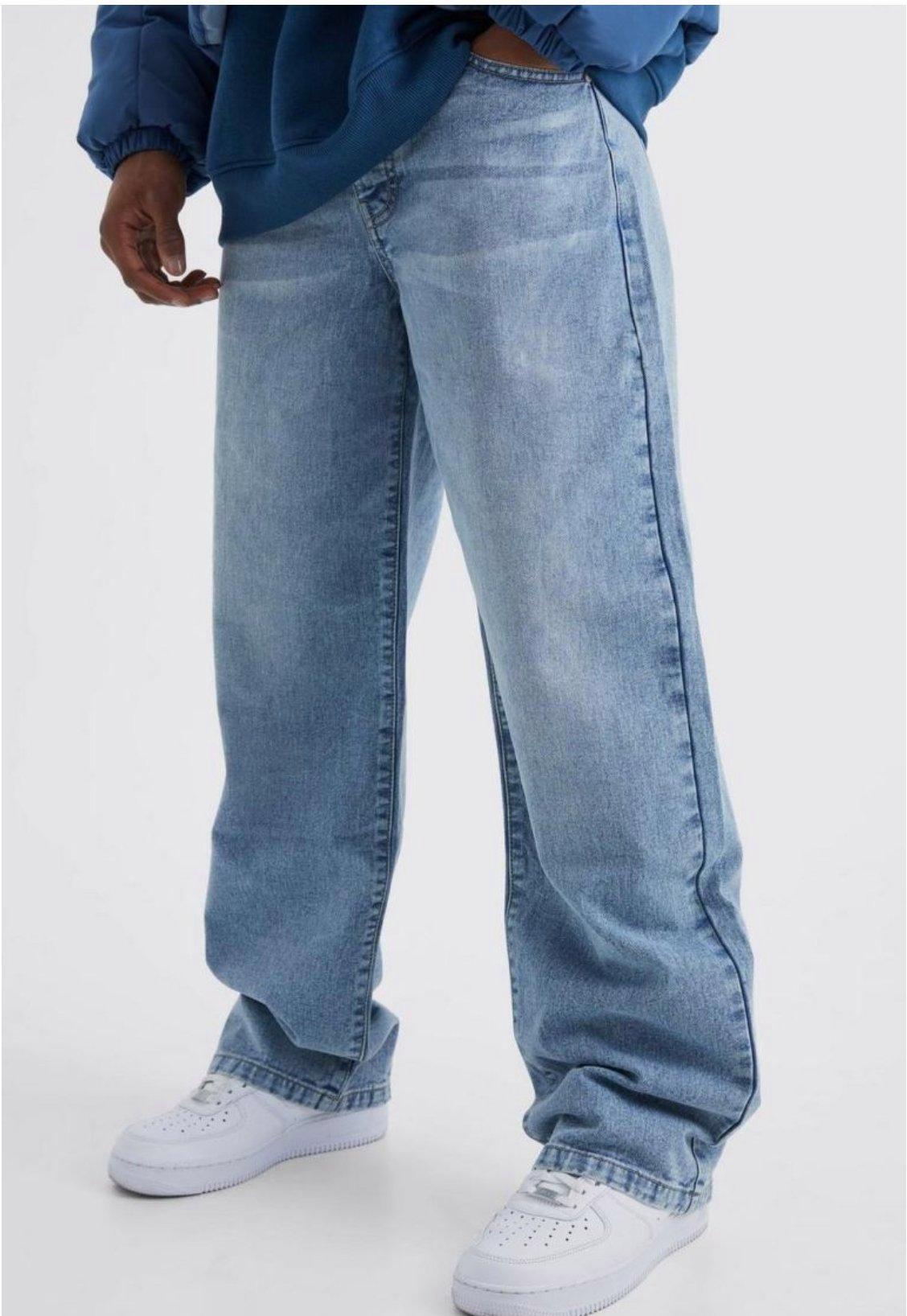 Product image for Baggy Rigid Washed Jeans