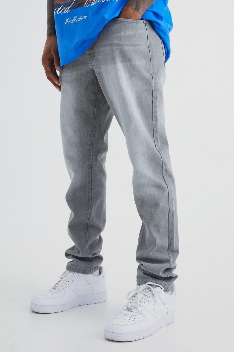 Mid grey Onbewerkte Slim Fit Jeans image number 1