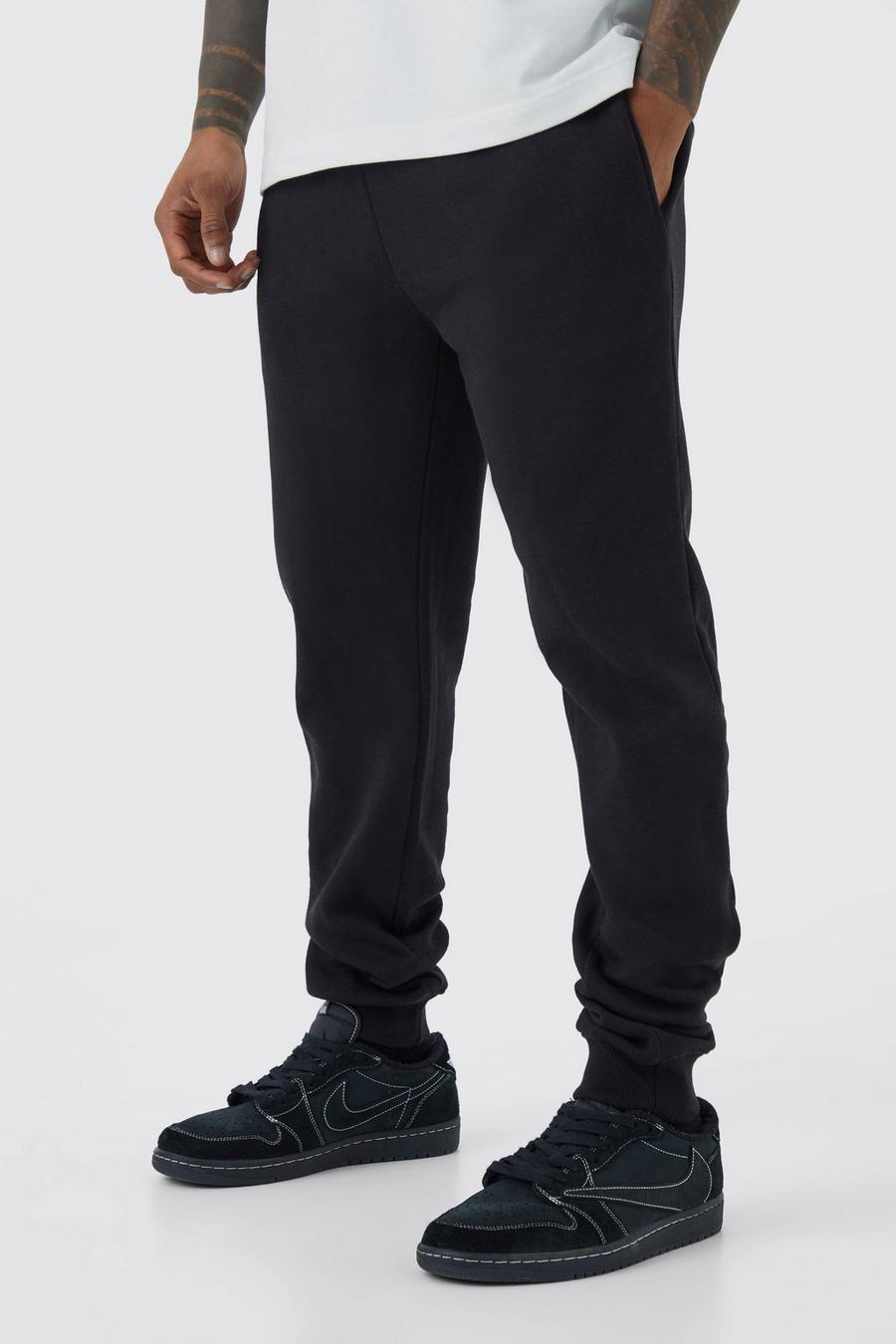 Pantalón deportivo básico pitillo, Black image number 1