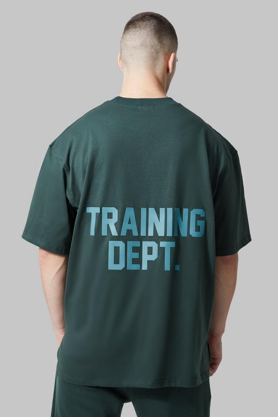 Dark green Tall Active Training Dept Oversized T-shirt