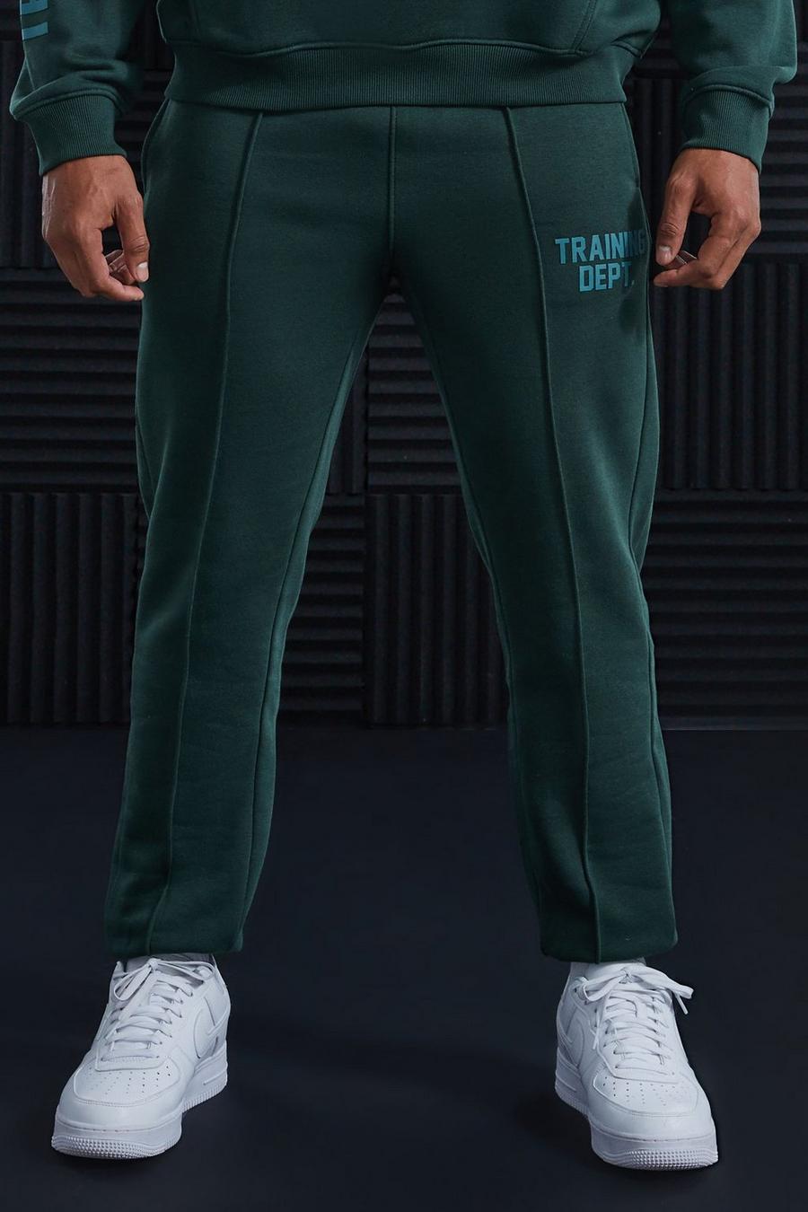 Pantaloni tuta Active Training Dept Slim Fit, Dark green