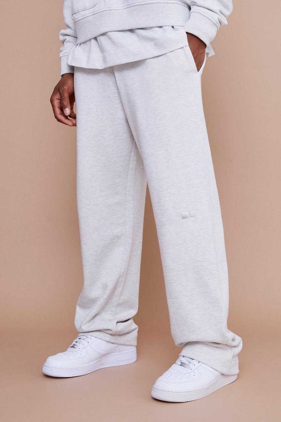 Ash grey Relaxed Fit Boxer Waist Heavyweight Jogger