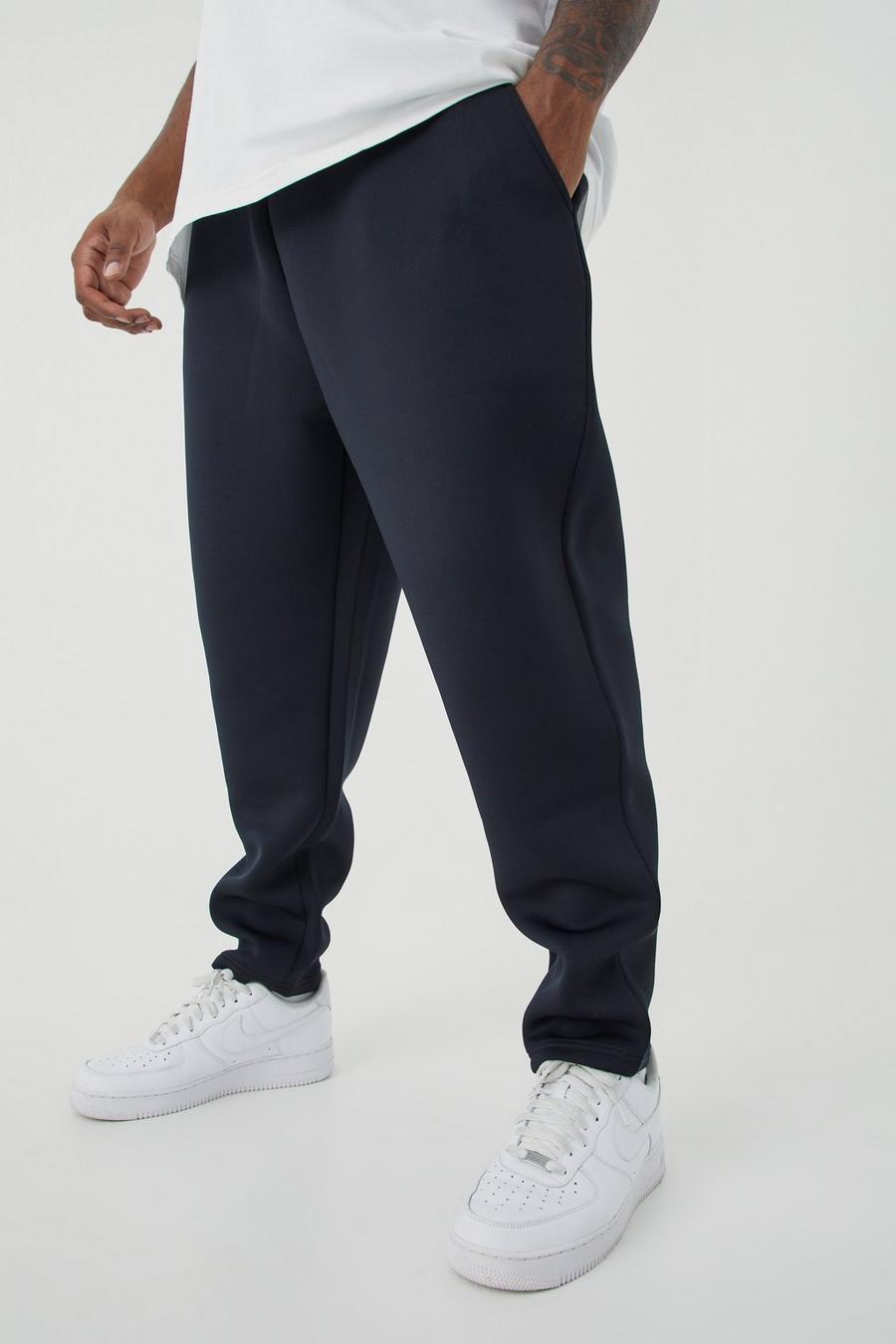Black adidas Essentials Slim Logo Shorts In Großen Größen