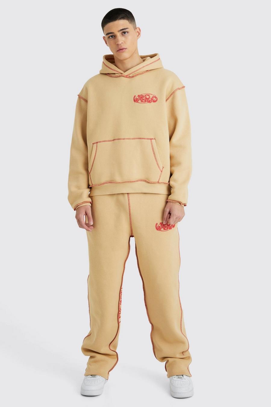 Sand Limited Edition Oversized Hooded Tracksuit