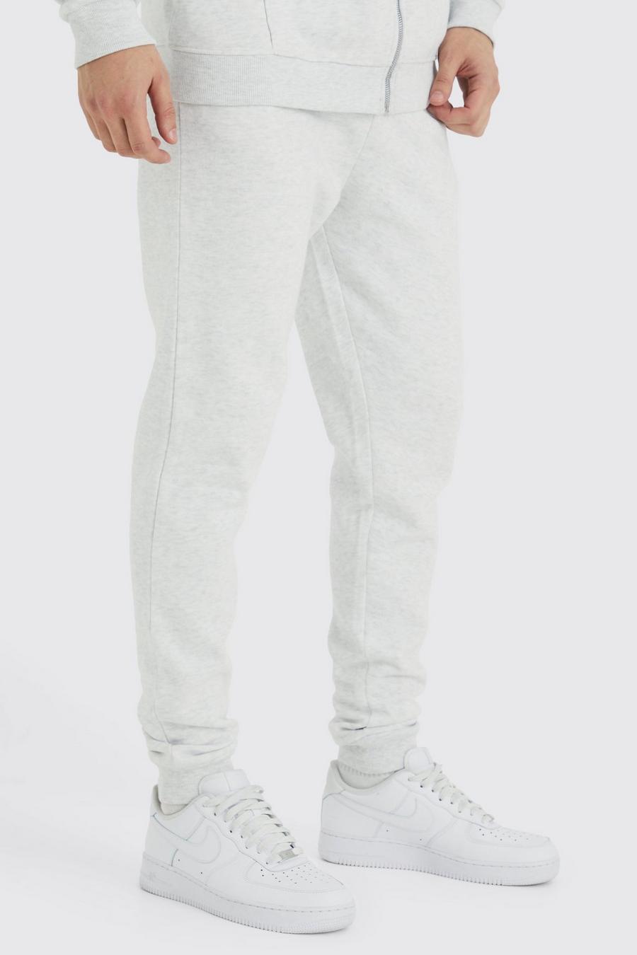 Grey marl Tall Skinny Fit Jogger image number 1