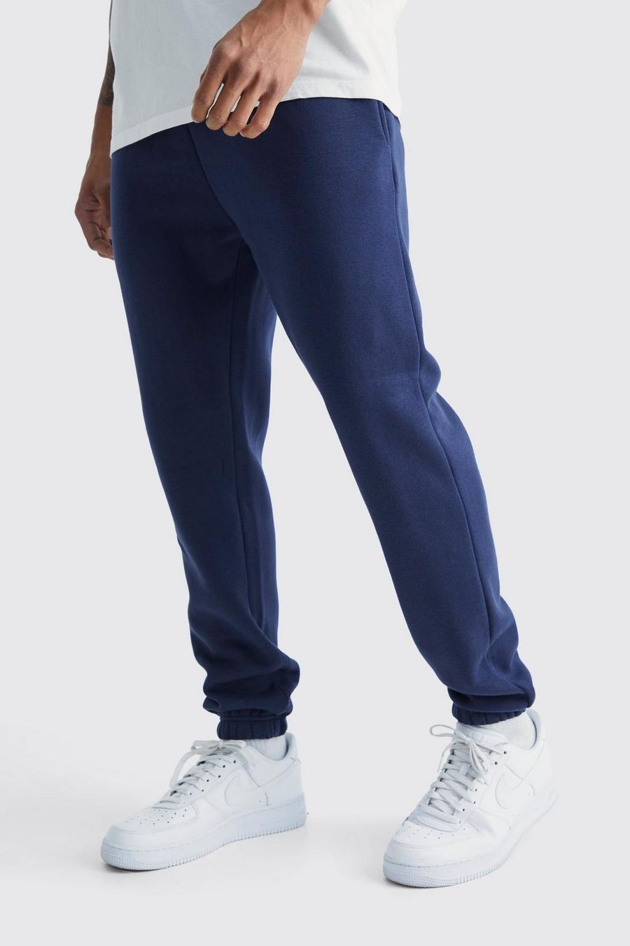 Pantaloni tuta Basic Skinny Fit, Navy
