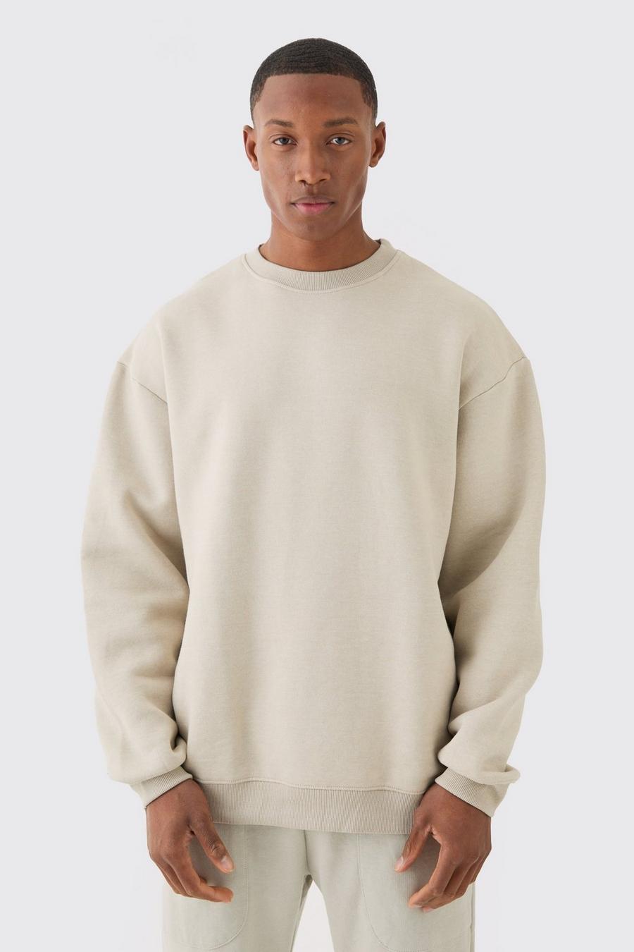 Oversize Basic Sweatshirt, Sand
