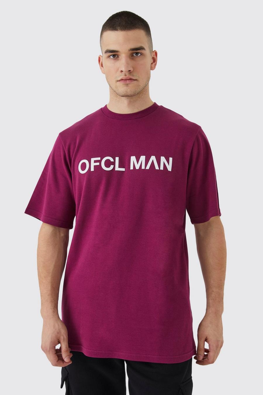 Purple Tall Ofcl T-shirt i slim fit