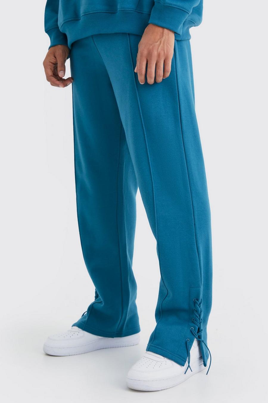 Teal Official Relaxed Drawcord Detail Jogger