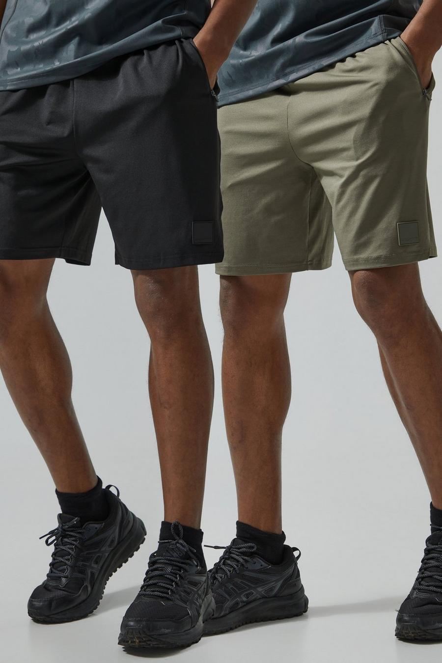 Pantaloncini per alta performance Man Active - set di 2 paia, Multi