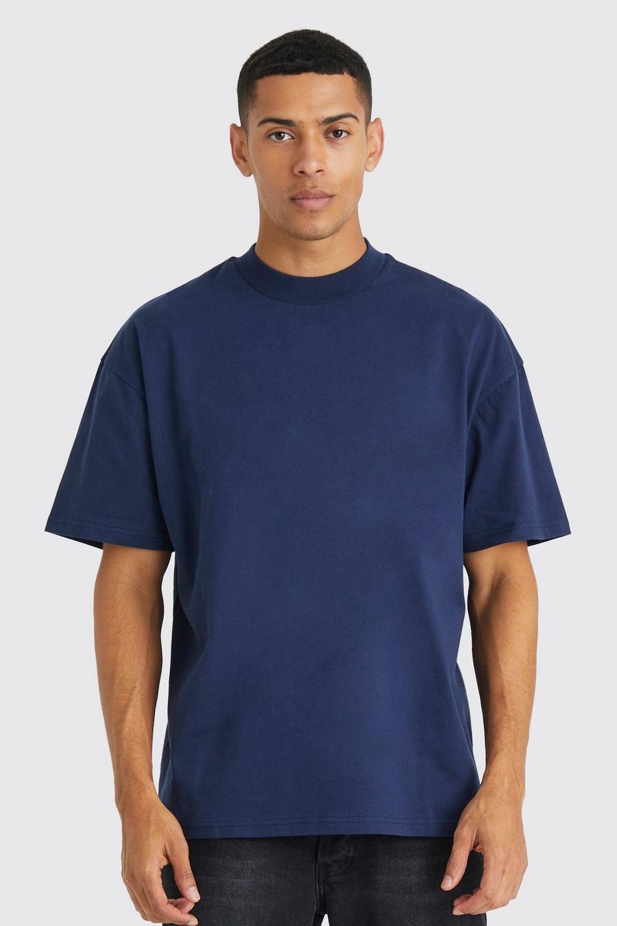 Camiseta oversize gruesa, Navy