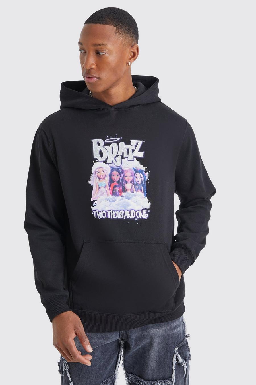 Black Bratz Tour Oversize hoodie med tryck