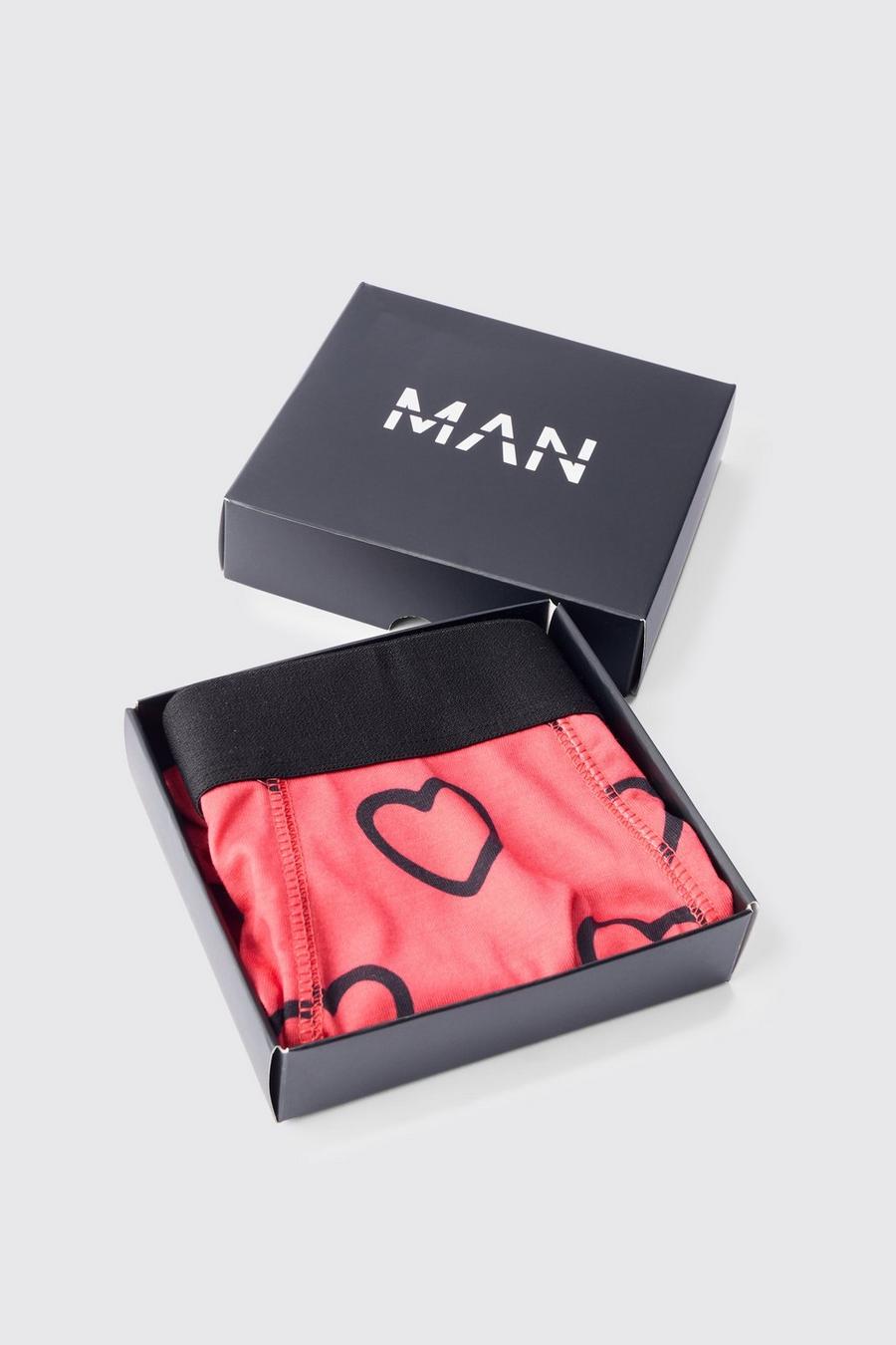 Red Heart Boxer Gift Set
