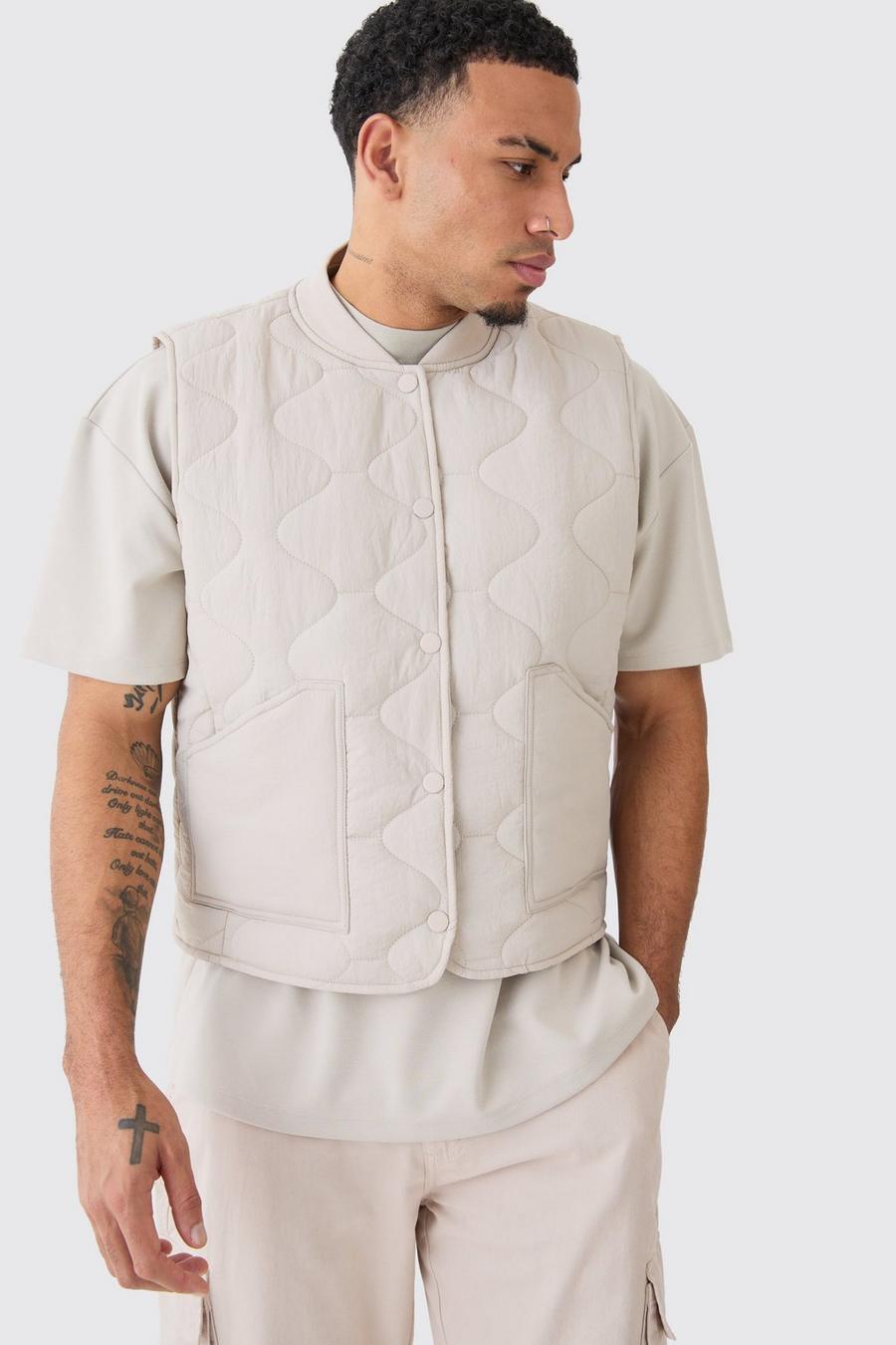 Stone Onion Quilted Gilet