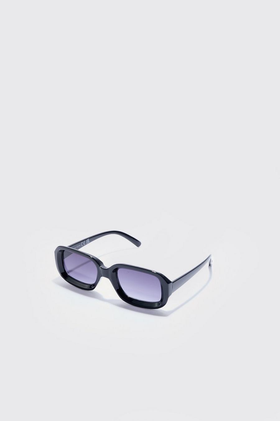 Klobige Plastik Sonnenbrille, Black image number 1