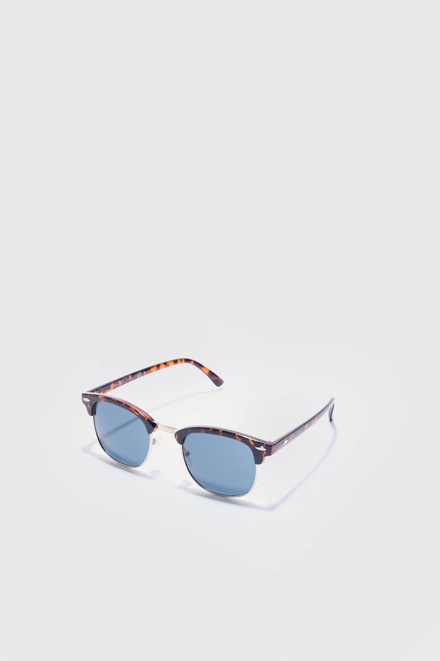 Black cat eye-frame gradient sunglasses Blu