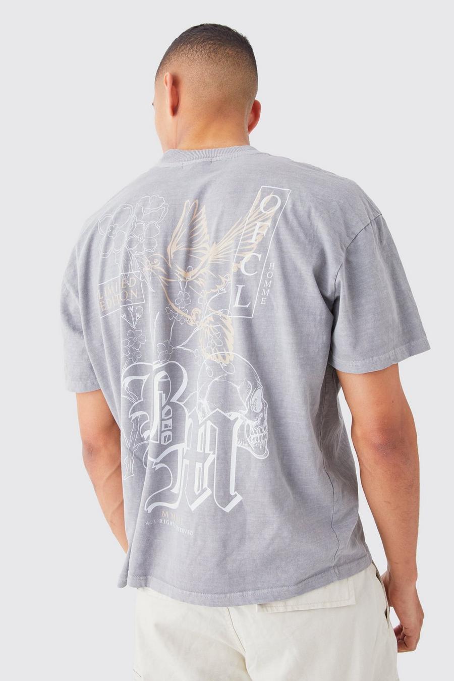 T-Shirt mit Print, Light grey image number 1