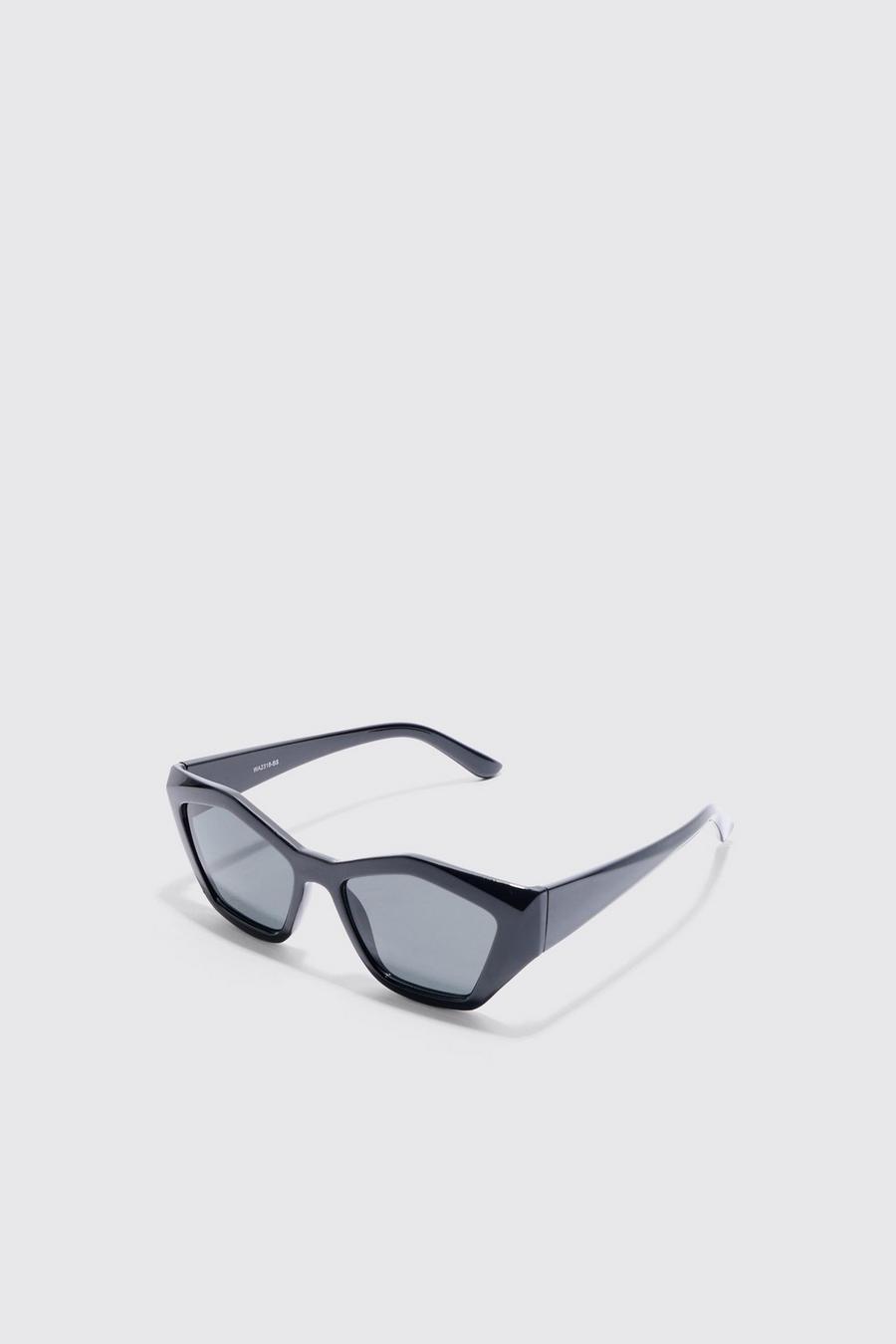 Black Chunky Plastic Sunglasses