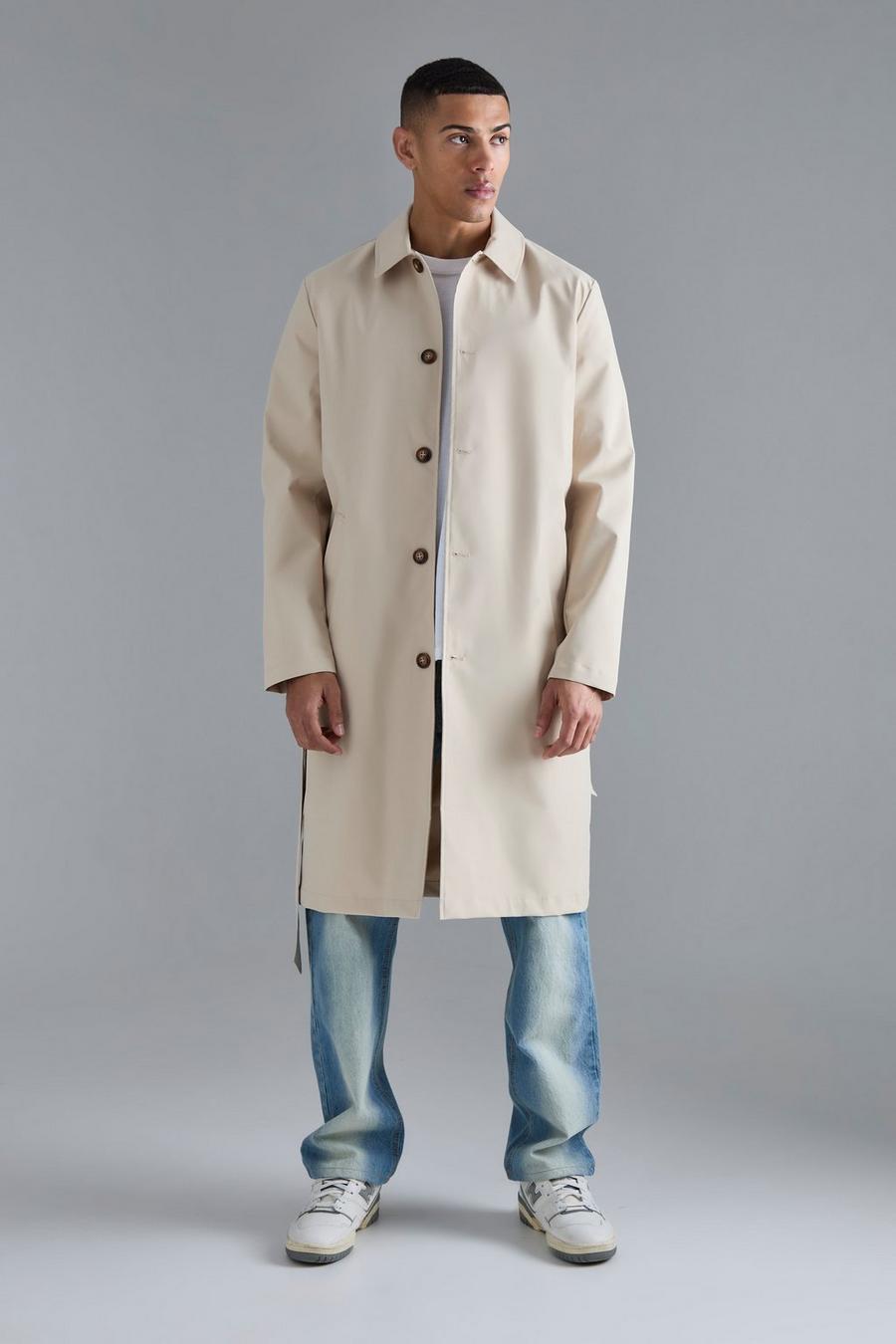 Sand Classic Belted Trench Coat image number 1