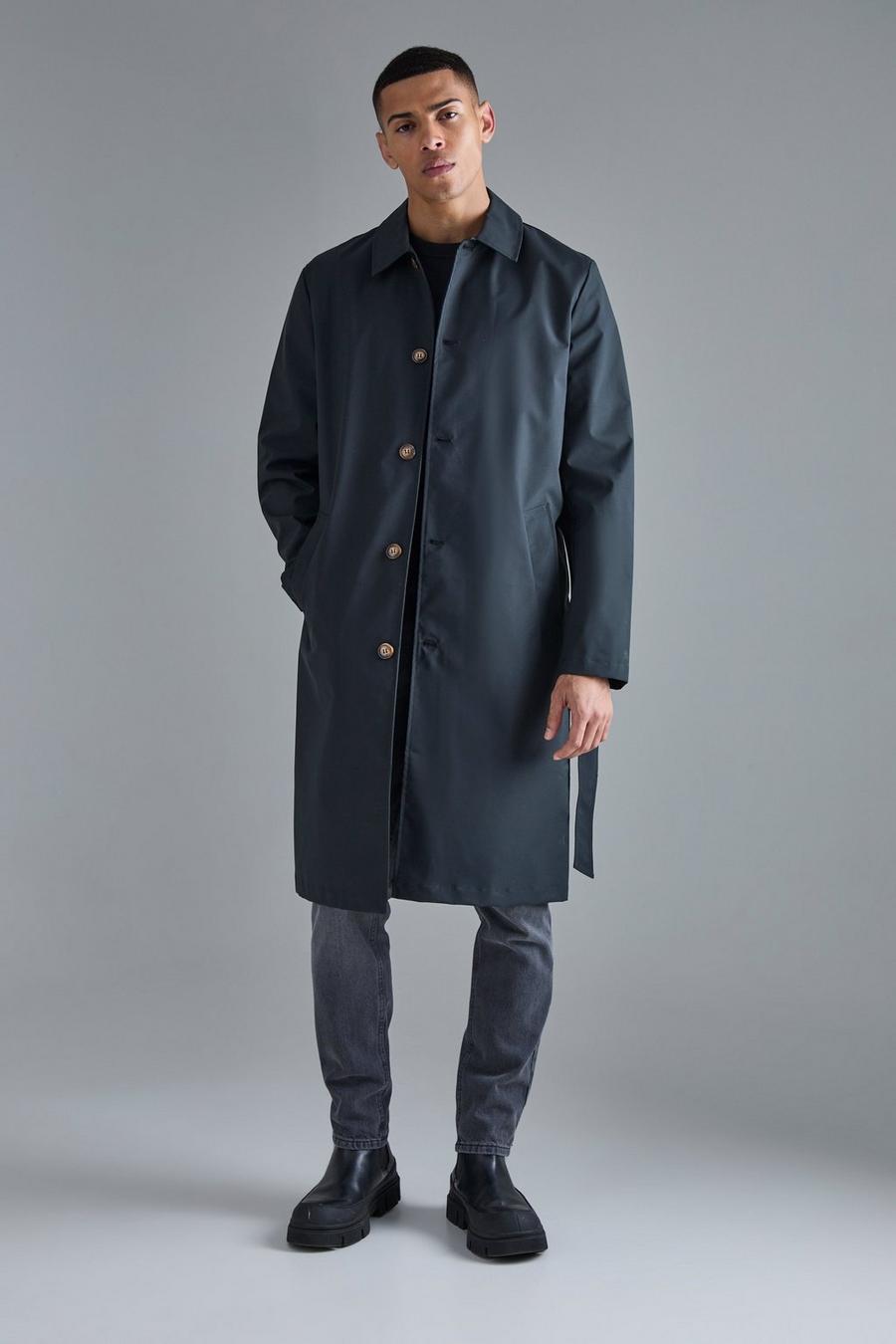 Black Classic Belted Trench Coat
