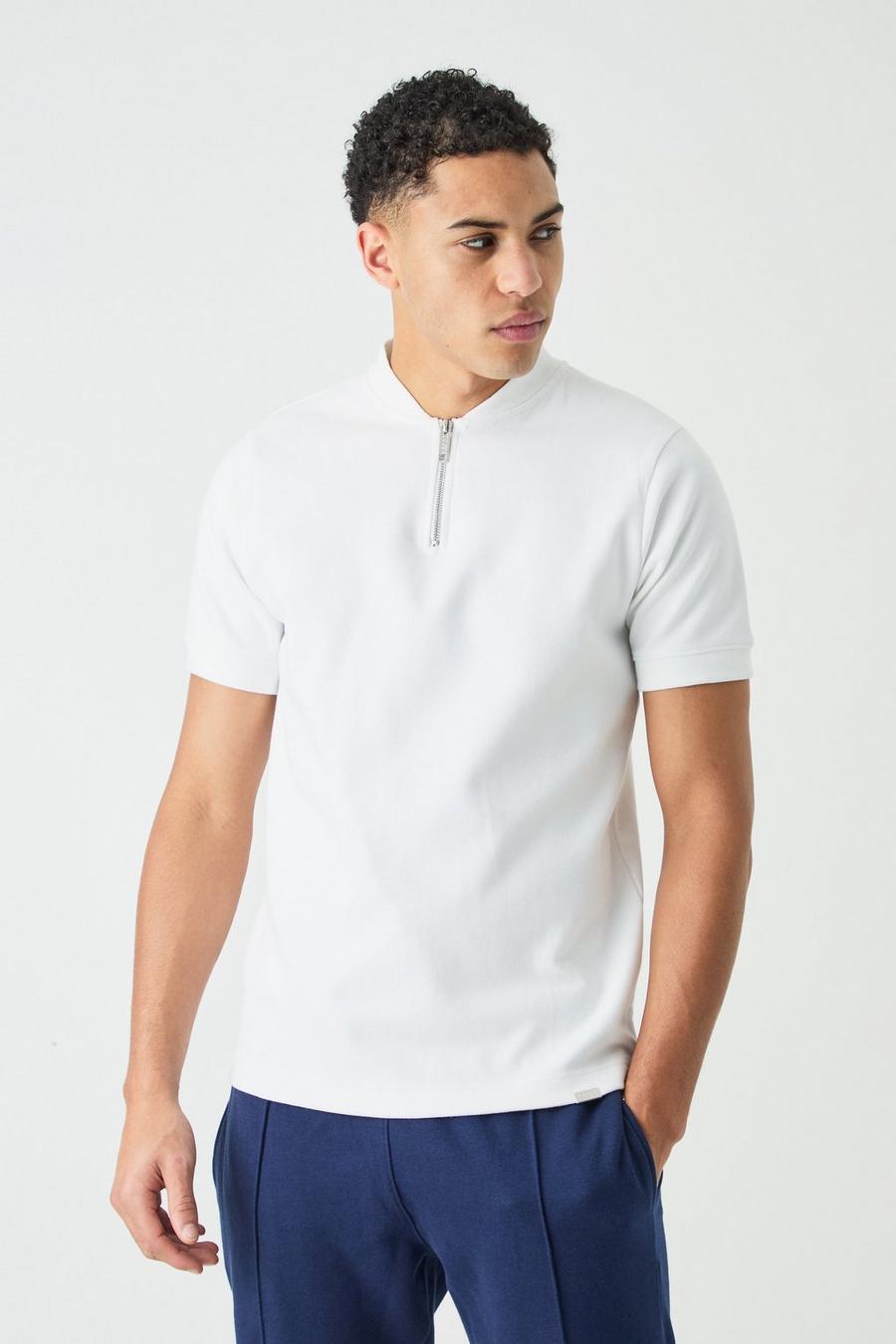 Slim-Fit Man Poloshirt, White