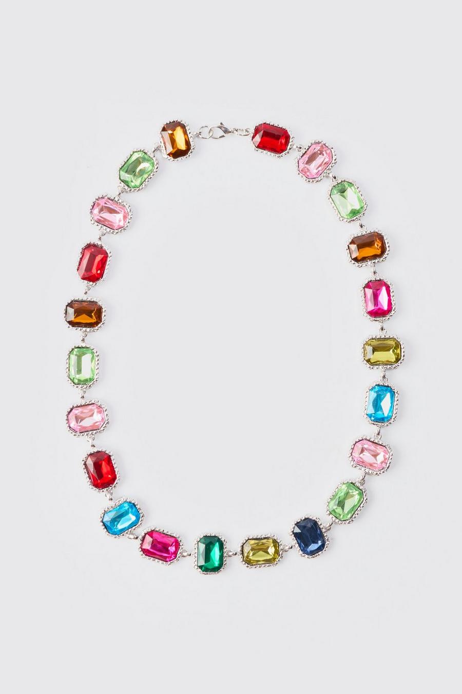 Multi Stone Multicolour Necklace