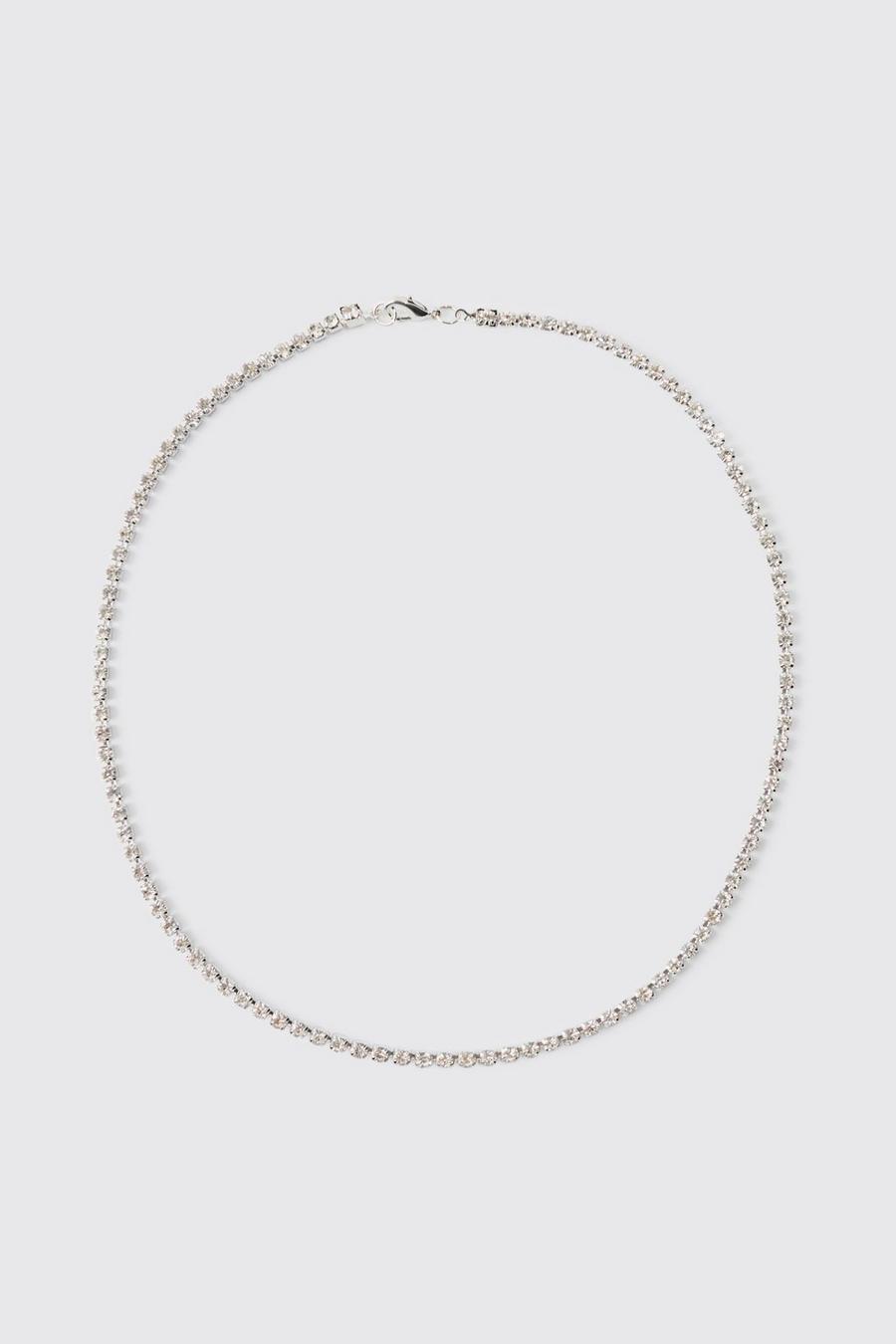 Silver Iced Necklace