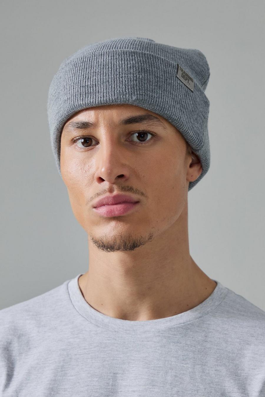 Grey marl Man Active Training Dept Beanie