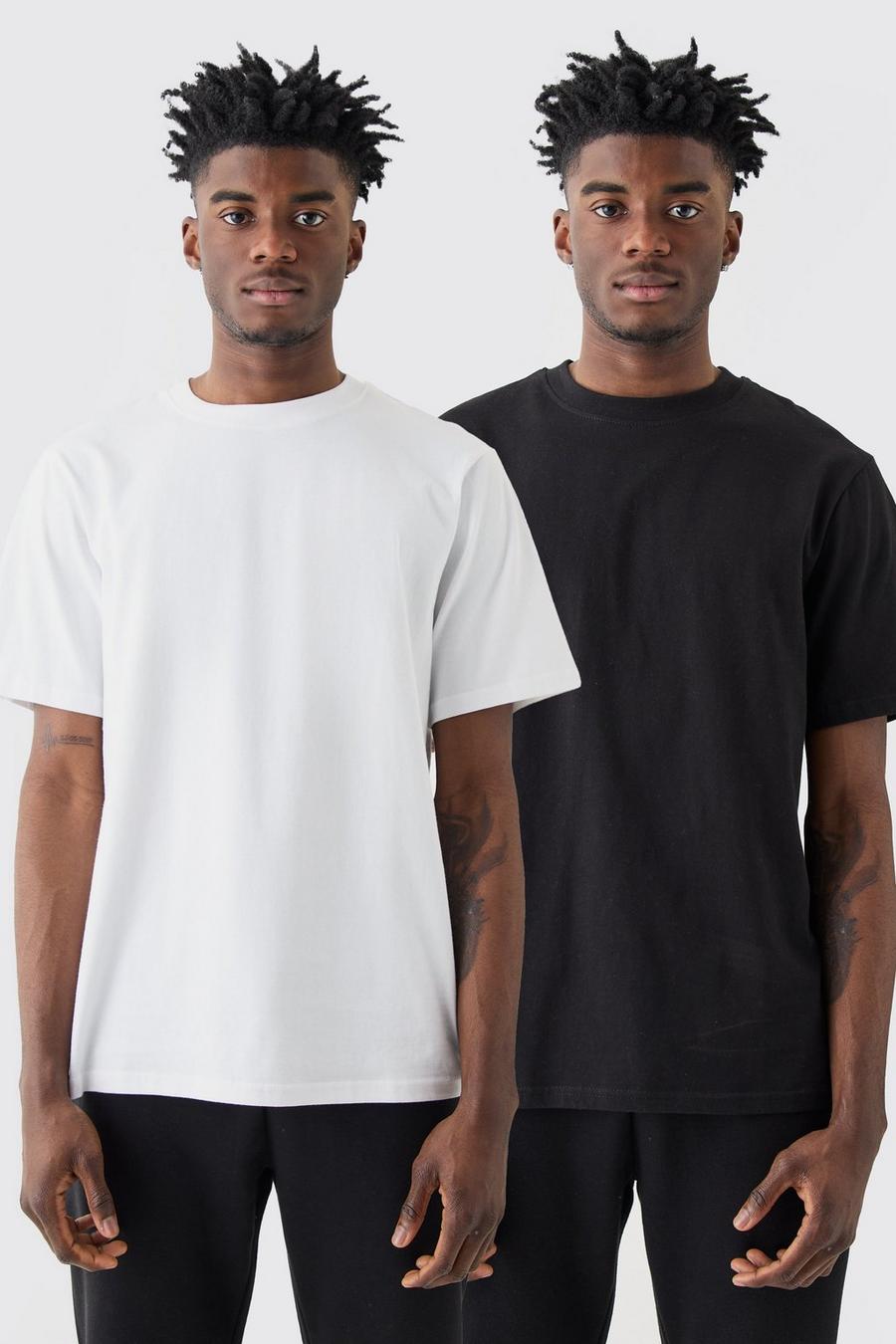 2er-Pack Basic T-Shirt, Multi