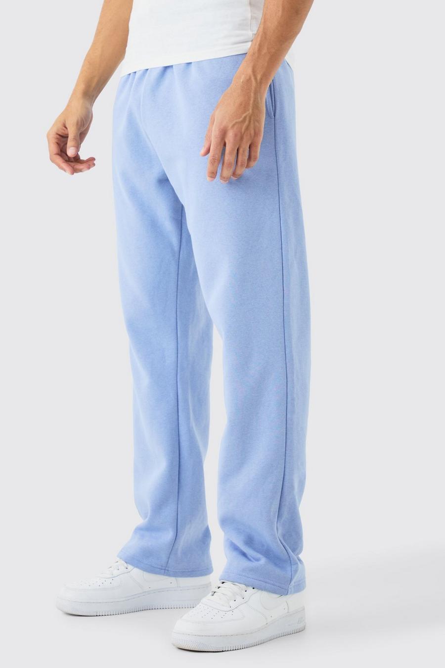 Pantaloni tuta Basic rilassati, Blue