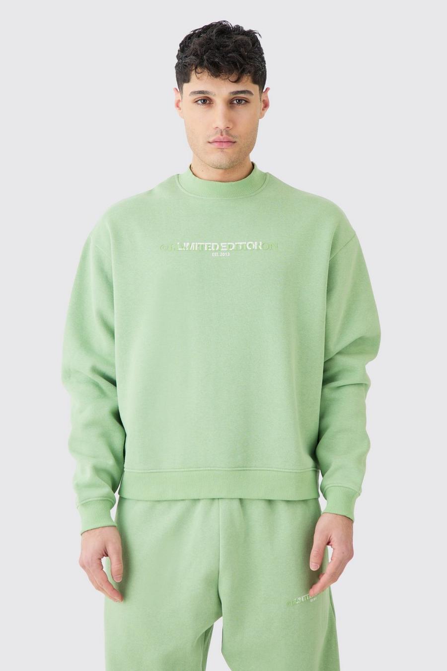 Oversize Limited Sweatshirt, Sage image number 1