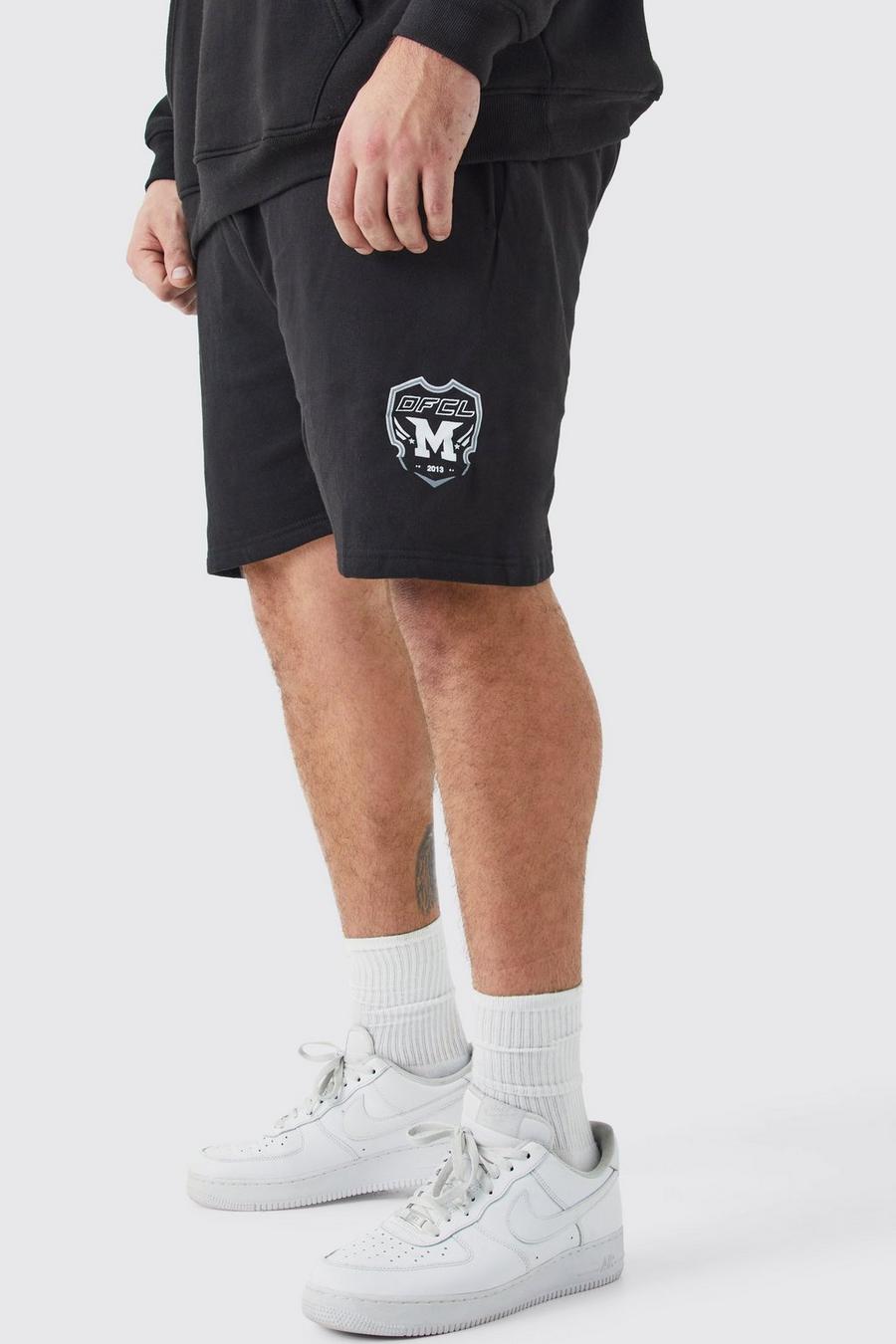 Plus Loose Fit Team Ofcl Short In Black