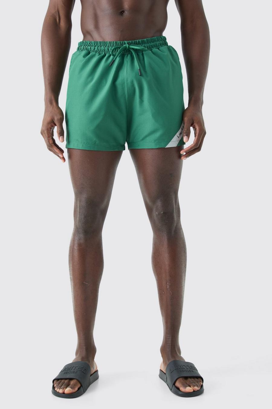 Khaki Limited Edition Korta badshorts i ripstop