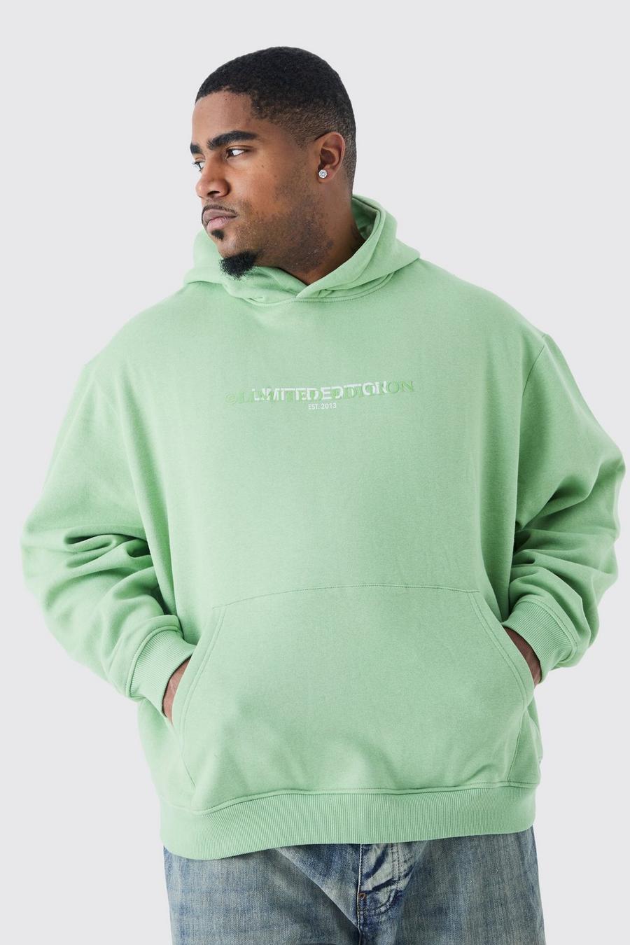 Sage Plus Oversized Boxy Limited Hoodie image number 1