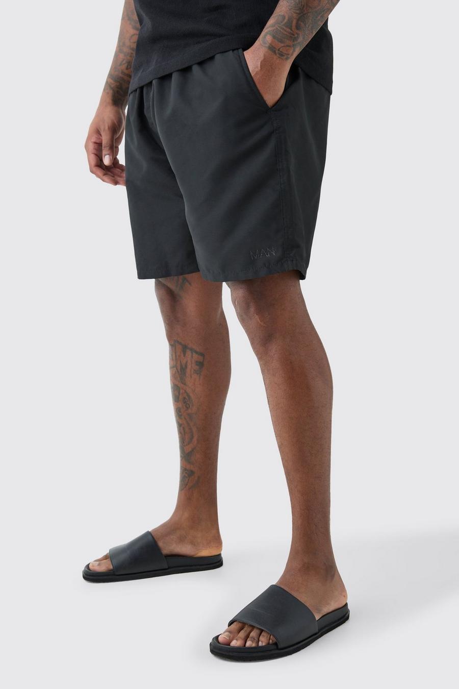 Black Plus Original Man Mid Length Swim Short
