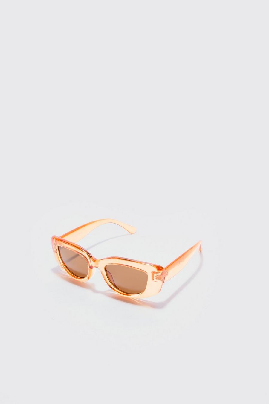 Retro  Sunglasses In Brown