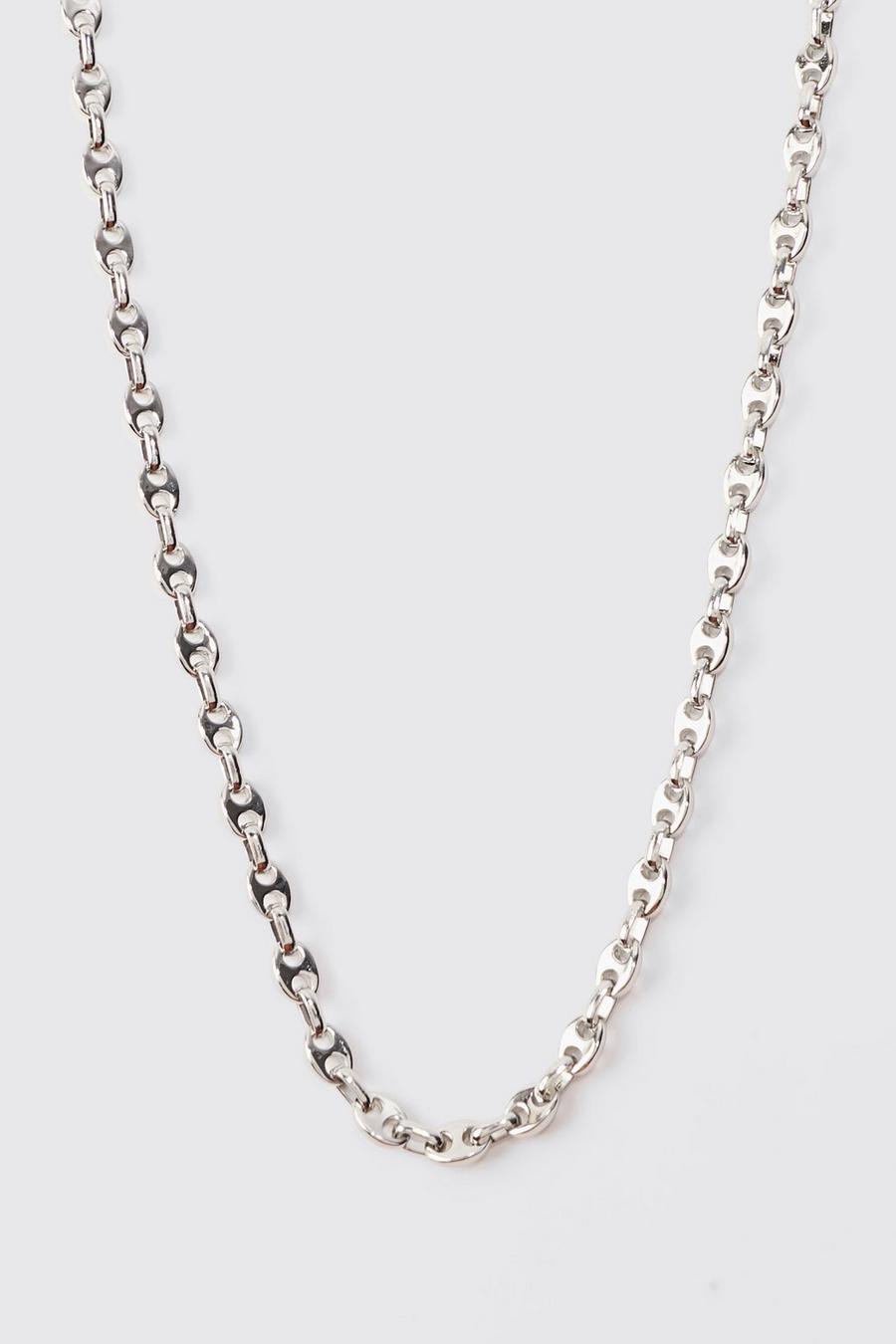 Collar plateado de cadena metálica, Silver image number 1