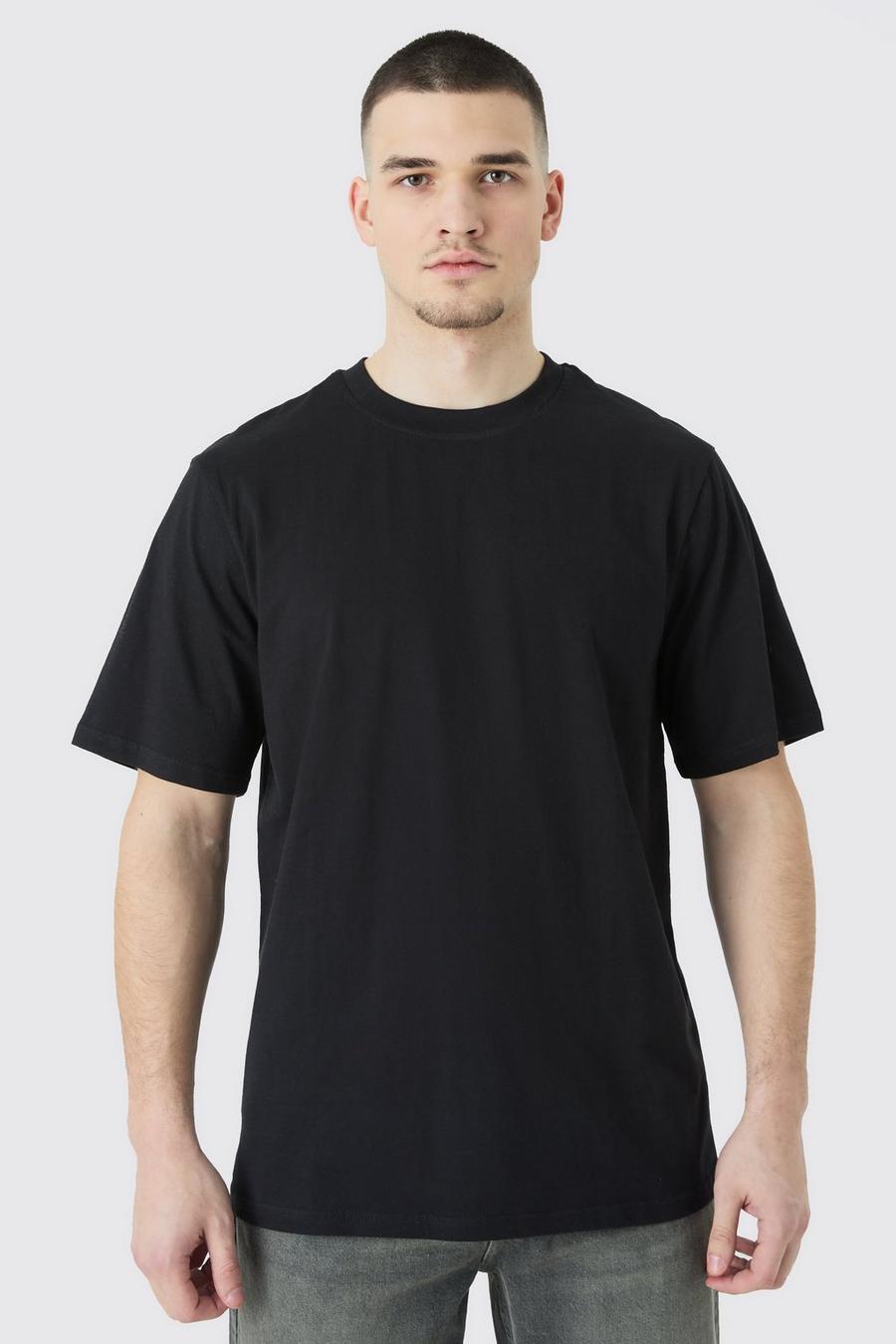 Black Tall Basic T-shirt (2-pack) image number 1